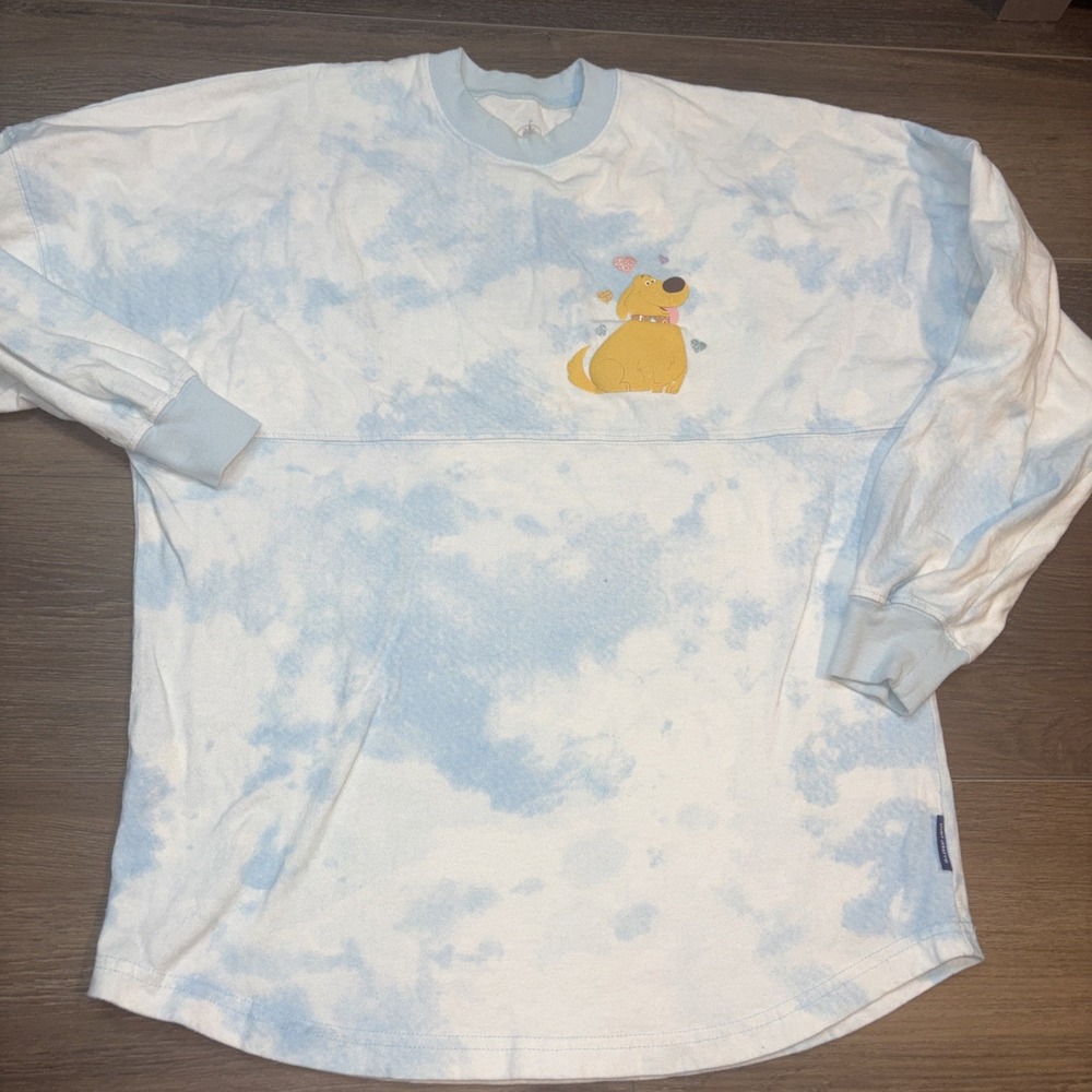 XS Disney Parks Pixar UP! Dug Spirit Jersey I Just Met You and I Love You XS